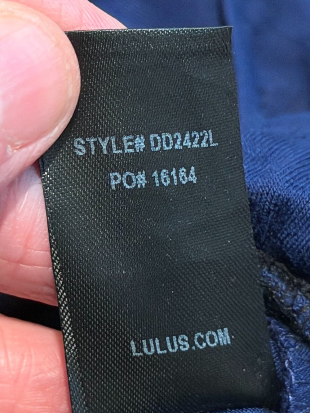Lulus Blue Side Slit Maxi Dress Size Medium - Picture 11 of 12